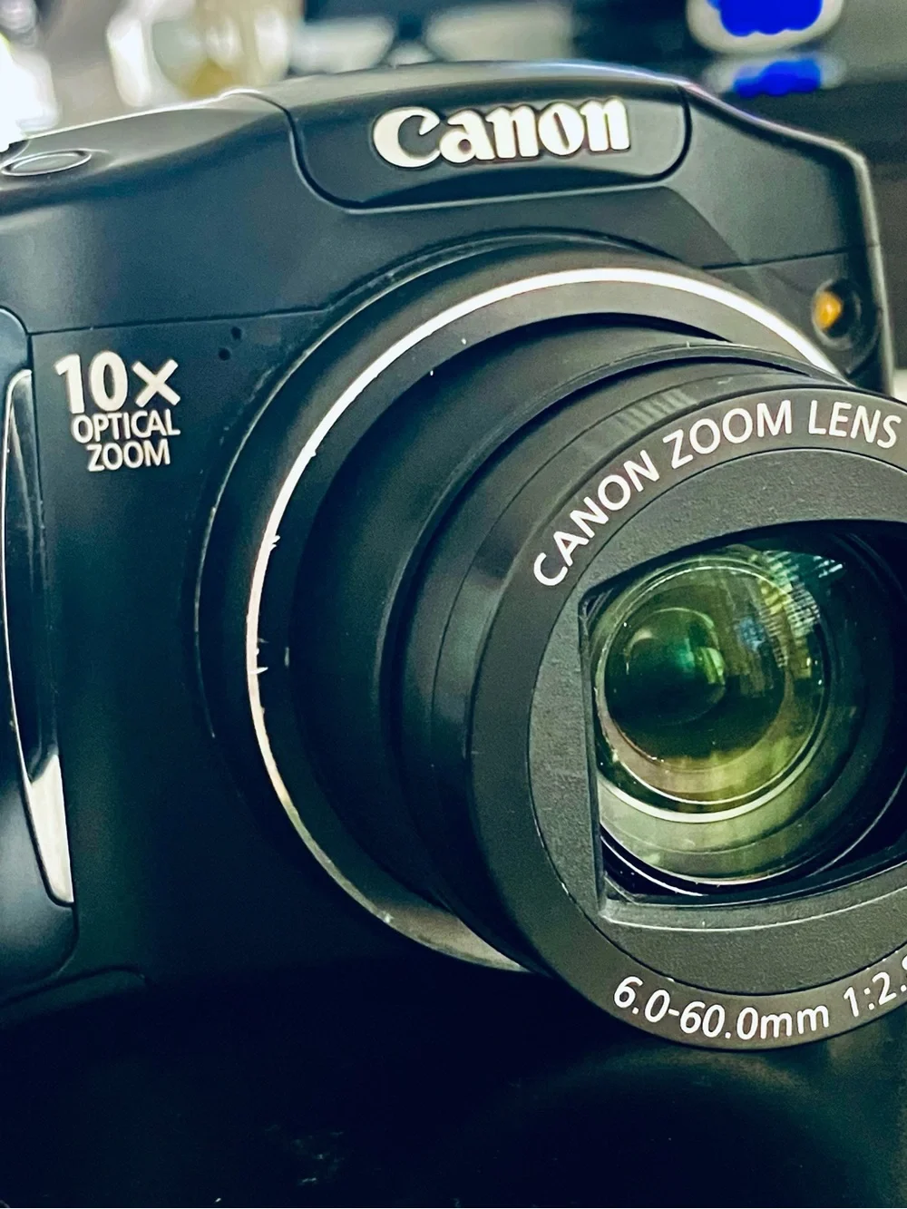 Canon PowerShot SX100 IS 8.0MP Digital Camera (Black) 2 GB Card Working 👍🏼